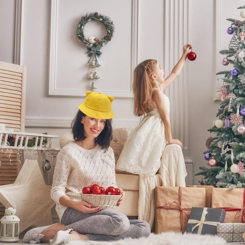 Cappello a secchiello in cotone con orecchie da gatto per adulti, cappello da pescatore per sport all'aperto, per guidare, andare in bicicletta, pescare, vacanze casual, cappello parasole
