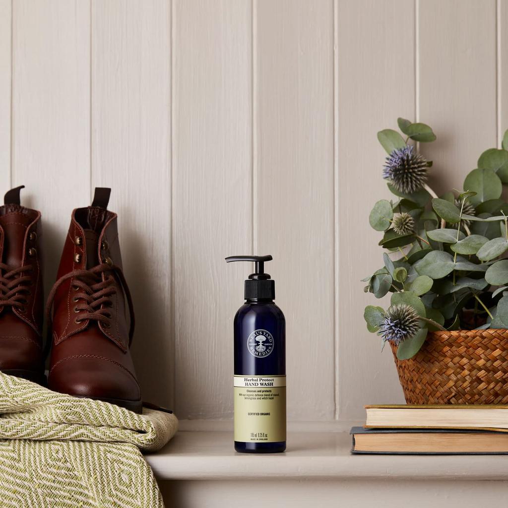 NEAL'S YARD REMEDIES Herbal Protect Hand Wash, Niaouli Lemongrass, 185ml