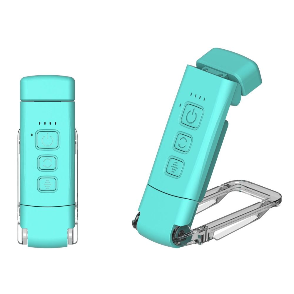 USB Rechargeable Reading Light 3 Colors Light Lamp Clip New Bookmark Night Light Reading