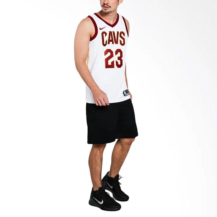 Nike NBA Swingman Jersey - Cleveland Cavaliers LeBron James #23 Limited Edition Men Jersey White 864409-100