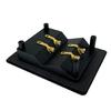 Live Speakers Terminal Box 4 Copper Binding Post Cable Connector Terminal