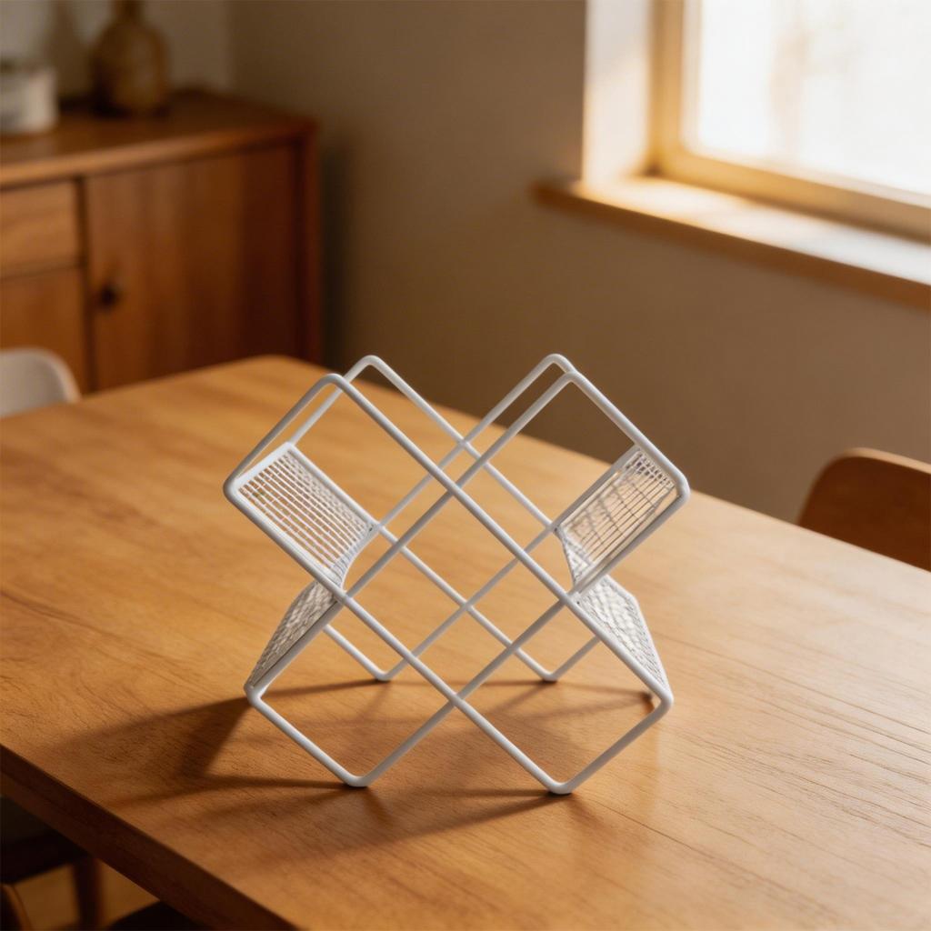 Adaptable Kitchen Needs Desktop Wine Holder Wine Rack Wrought Iron Storage