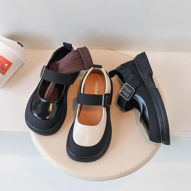 Girls Leather Shoes for School Party Wedding Elegant Children Mary Janes Leather Loafers Princess Kids