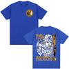 Anime Jojo Bizarre Adventure T-Shirt Johnny Joestar Manga Grafik T-Shirts Herren Damen Baumwolle Lässig Übergroßes T-Shirt Streetwear