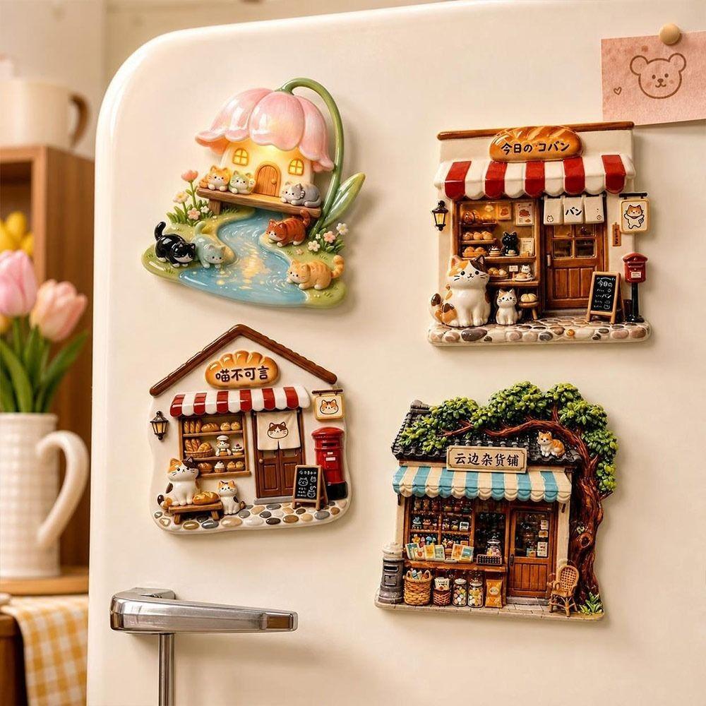 Simulation Refrigerator Magnet 3D Relief 3D Refrigerator Stickers Refrigerator Decoration