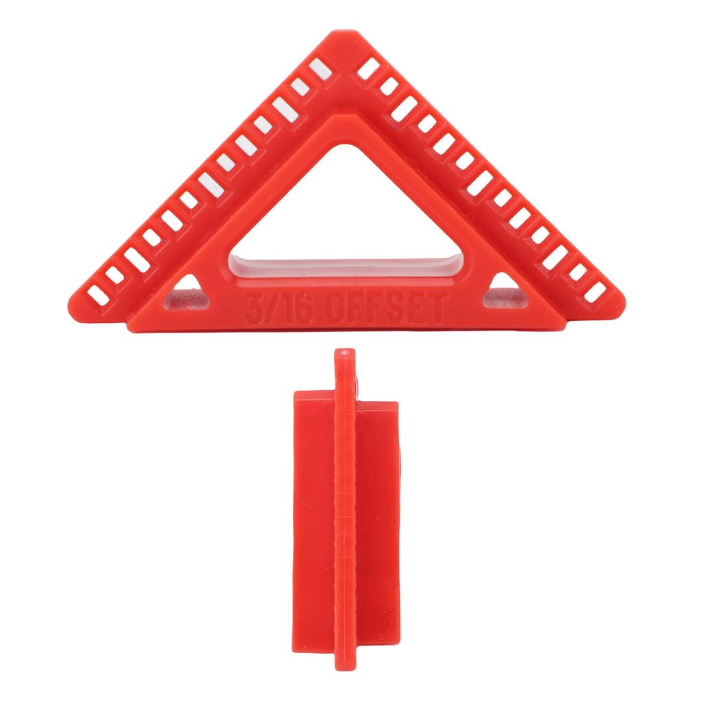 2 Stück Tür- und Fensterverkleidungs-Anschlusswerkzeuge 316 14 Zoll Kunststoff-Zierleisten-Anschlussmarkierungswerkzeug für