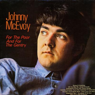 LP Record JOHNNY MCEVOY - For The Poor And For The Gentry NPL18190 Pye Records 1967 UK Folk Used