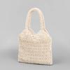 Fashion Hand-knitted Hollw Out Clutch Bead Woven Purse and Handbags Vintage Patchwork Shoulder Bag Female Summer Beach Totes Sac