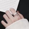 Korean-Japanese Letter Love Chain Tassel Ring for Women - Retro Hip Hop Fashion Index Finger Open Ring