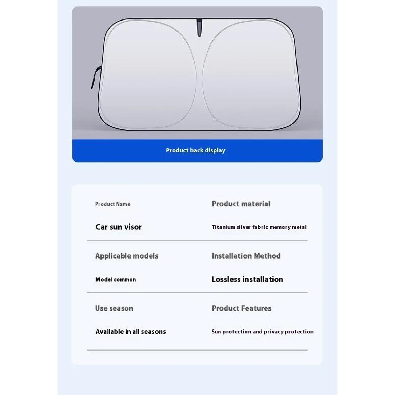 Car Windshield SunShade for ZEEKR 001 007 X 7x 009 Sun Visor UV Protection Auto Parts