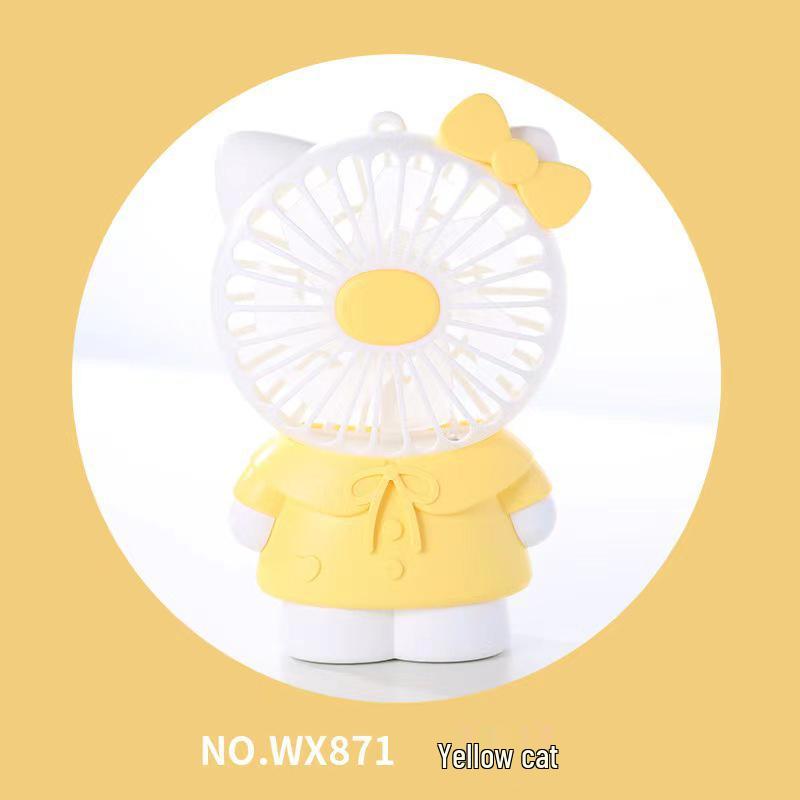 

Portable USB Rechargeable Silent Fan: High Power, Handheld Mini Design for Students and Kids Cooling Needs. 14 x 9 x 4.8 cm