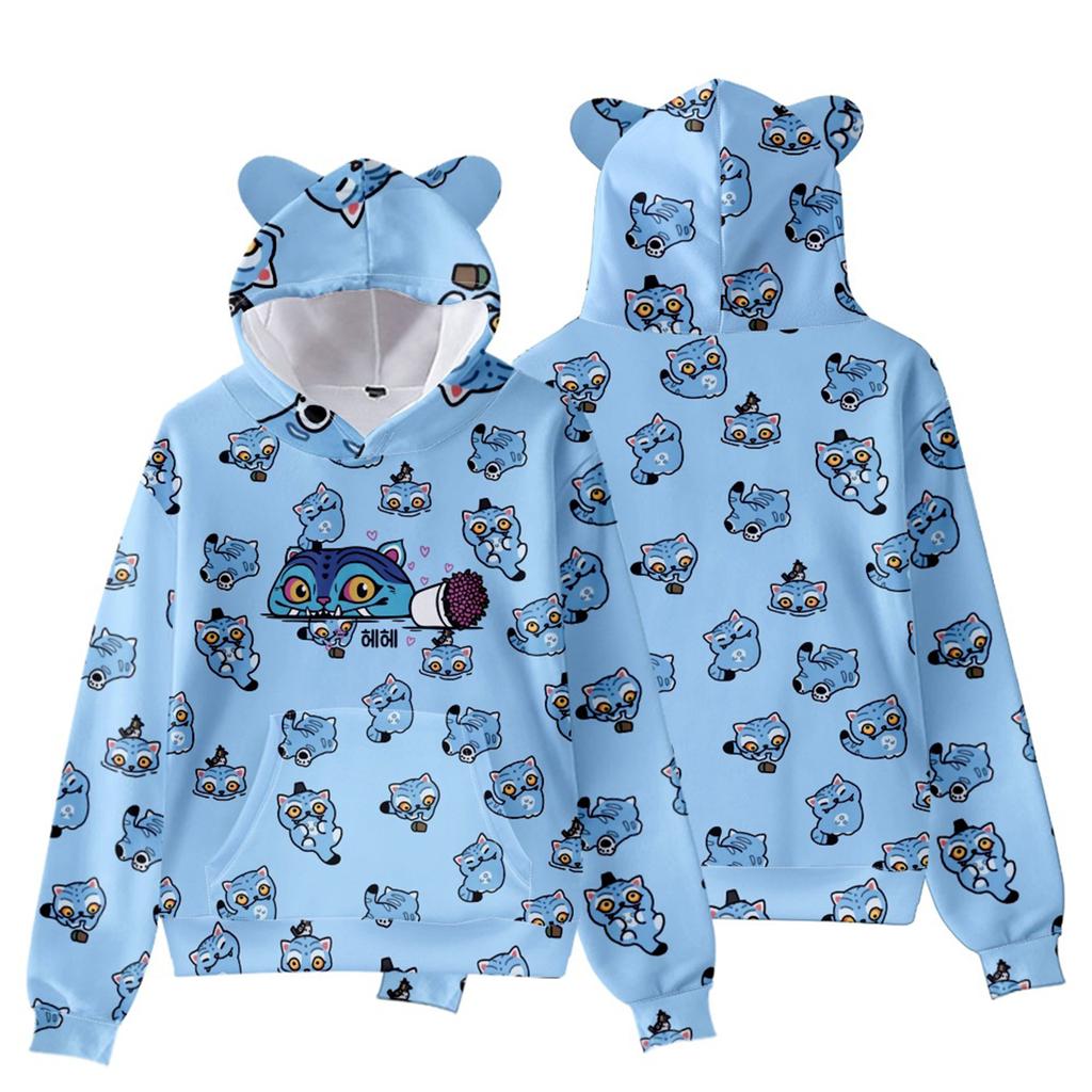 Children's Fashion Casual Long Sleeve Printed Neck Sweatshirt Top