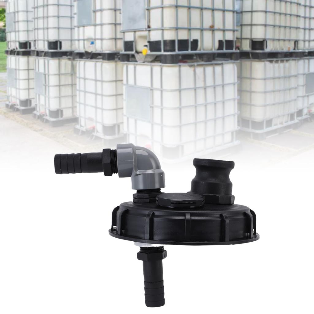 PP Pressure Proof IBC Lid DN150 , Lkproof IBC Container Cover with Lock for Fish s Garden Irrigation