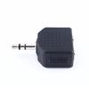 New 1X3.5mm Audio Plug Headphone Earphone 1 To 2 Earbuds Double Adapter Splitter