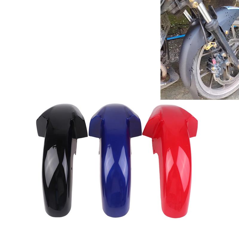 Motorcycle Short Front Fender Plastics Fairing Cover Front Fender Red Blue Black Front Fender Mud Guard Wheel Parts