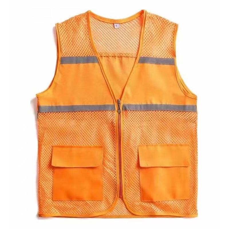 Custom Breathable Mesh Vest with Logo for Volunteer and Promotional Activities
