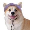 Corgi Klobouk proti slunci Pet Čepice s otvory pro uši Psí kšiltovka proti slunci s nastavitelným popruhem na krk pro malé a středně velké mazlíčky Ochrana proti slunci pro venkovní použití