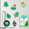 Christmas Tree Refrigerator Stickers Christmas Refrigerator Atmosphere Decoration Cute Resin Magnetic Refrigerator Stickers