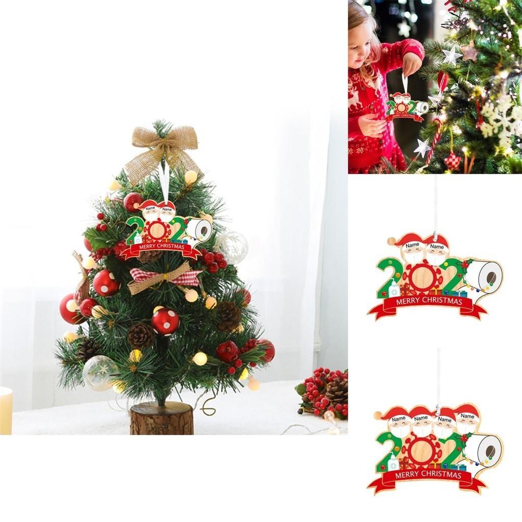 Charming Christmas Tree Hanging Ornament For Family Of 2-5 People In Quarantine