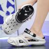 Hot Deal Men's Flip-Flops Novelties Shoes 2024 Elastic Laces Sleepers Whitte Soft Home Slippers Skid-Proof Tennis Fashion Thick