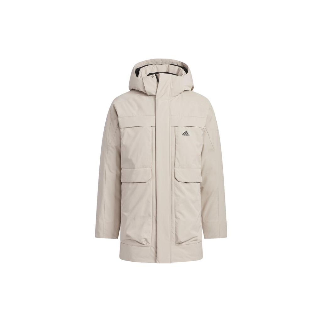 New Adidas Down Jackets Men's Beige IV7554