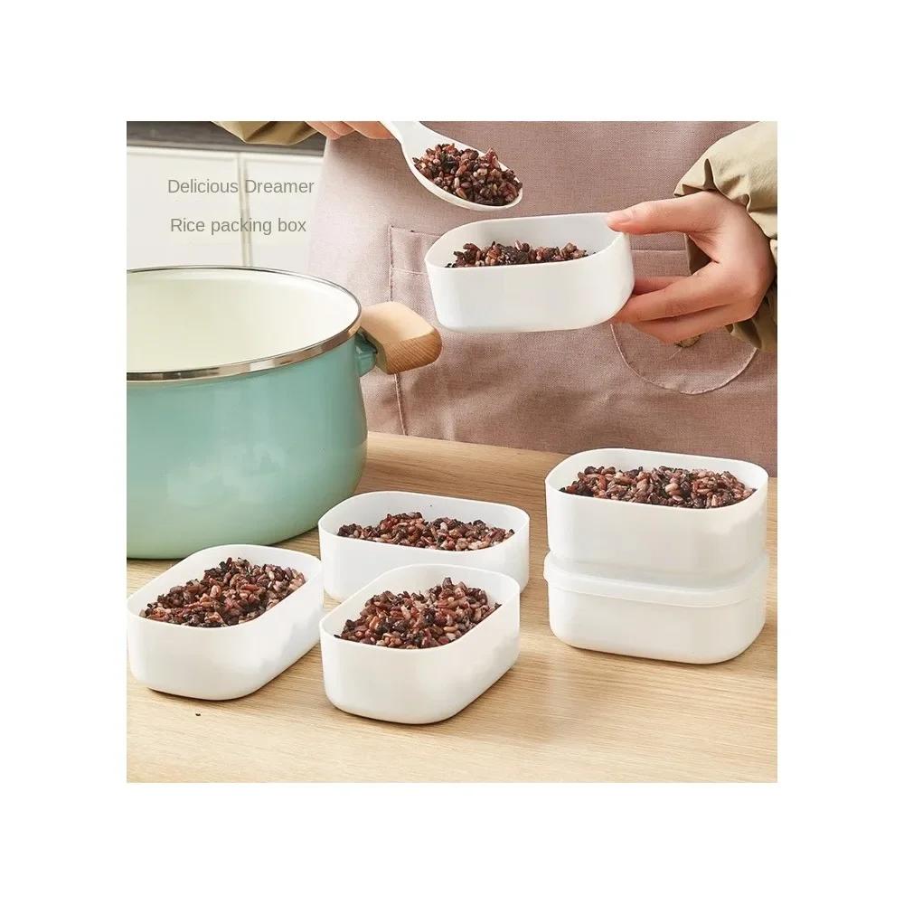 Portable Mixed Grain Rice Packaging, Weight Reducing Meal, Quantitative Bento Box, Refrigerator Storage, Freshness Preservation