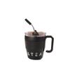 480ml 304 Stainless Steel Mug with Straw Lid Japanese Tea Cup Double Layer Coffee Cup Milk Cup Thermos Mug Outdoor Bottle