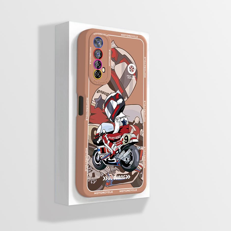 For Realme 7 Case Soft Silicone Cute Cartoon Phone Cover Shell for OPPO Realme Narzo 20 Pro 30 Narzo30 4G Cases New Design Funda