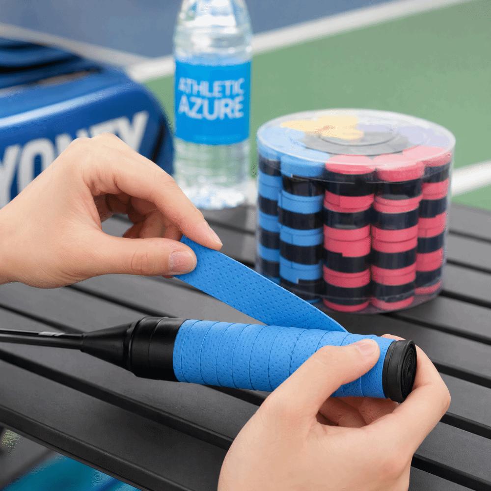 60PCS Soft Badminton Grip Tape Sweat Absorbent Racquet Handle Tape Racket Overgrip Tennis Racquet