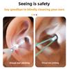 LED Light Ear Cleaning Kit 2 In 1 Tweezers Curette Spoon Clip Otoscope for Safe Earwax Removal  Ear Cleaning
