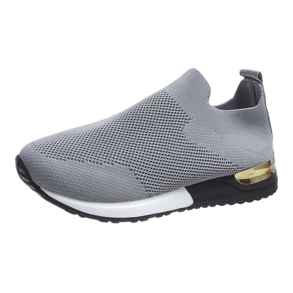New sports fly-woven socks shoes elastic cloth large size women's shoes