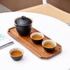 Darun Kiln Black Pottery Portable Travel Tea Set