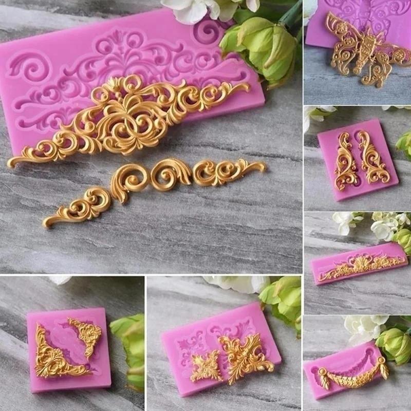 Kuchenne Formy Silikonowe Forma do Ciasta Fondant Forma do Mydła Czekolady Forma do Gliny DIY Formy Silikonowe Formy Akcesoria Gospodarstwa Domowego Formy