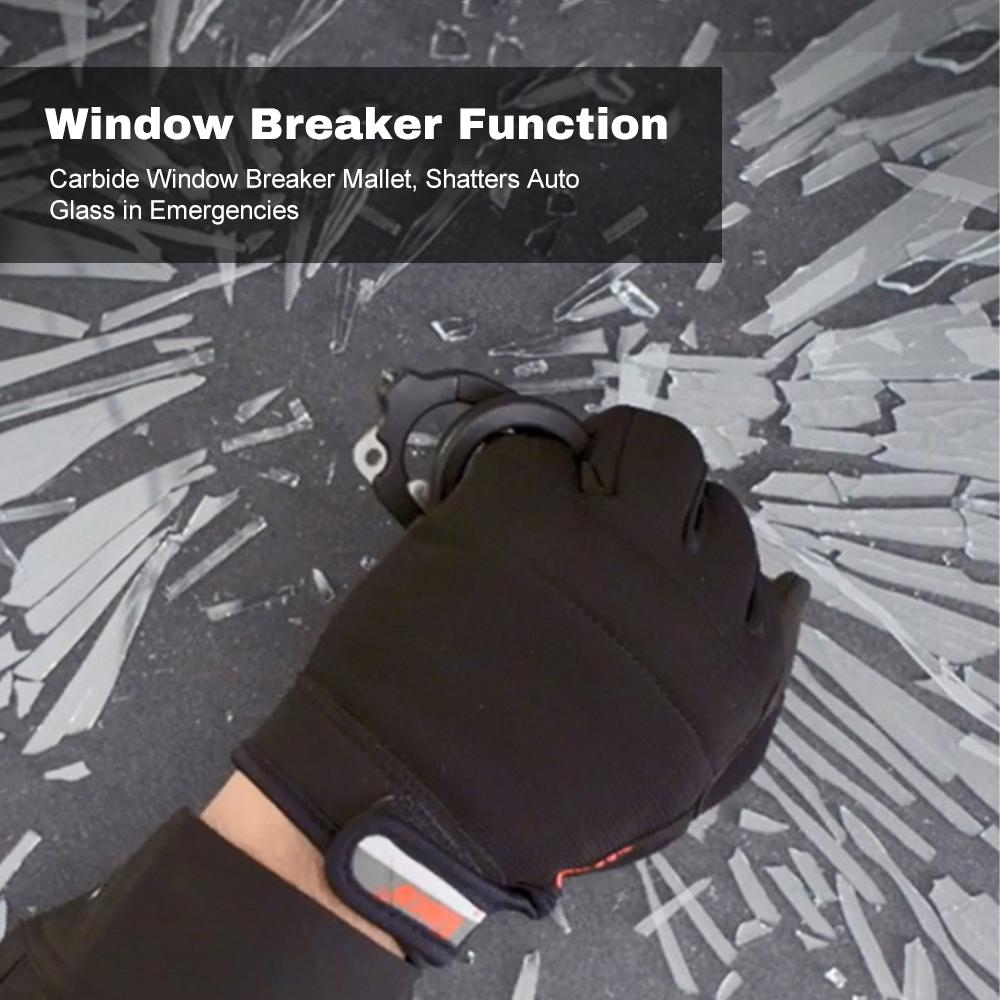 Rettungssanitäterschere mit kompatiblem Holster 6-in-1-Multifunktions-Traumaschere für den Außenbereich