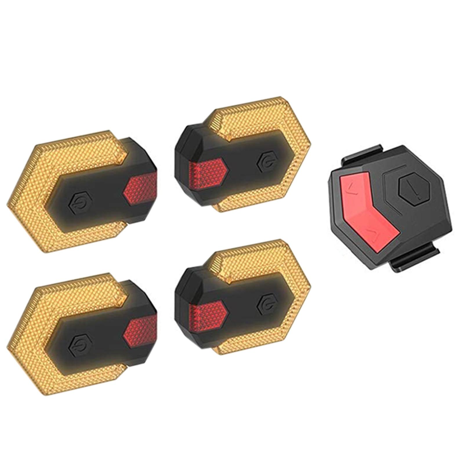 

Front and Rear LED Direction Turn Lights Universal Bicycle Indicator Light for Turn s Lights Replacement