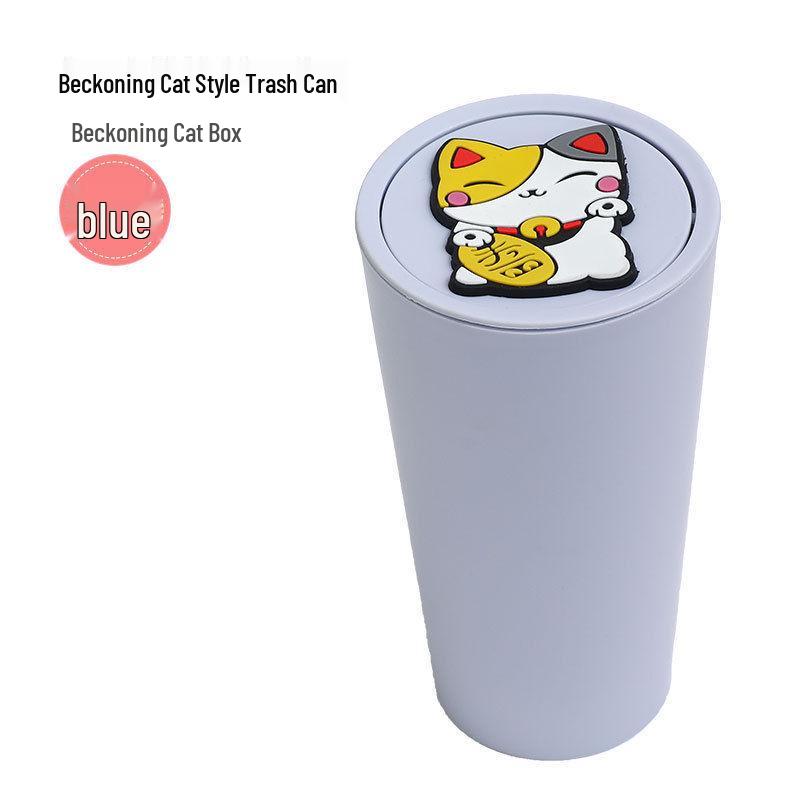 Mini Car Trash Can & Cup Holder – Cute & Creative Interior Storage