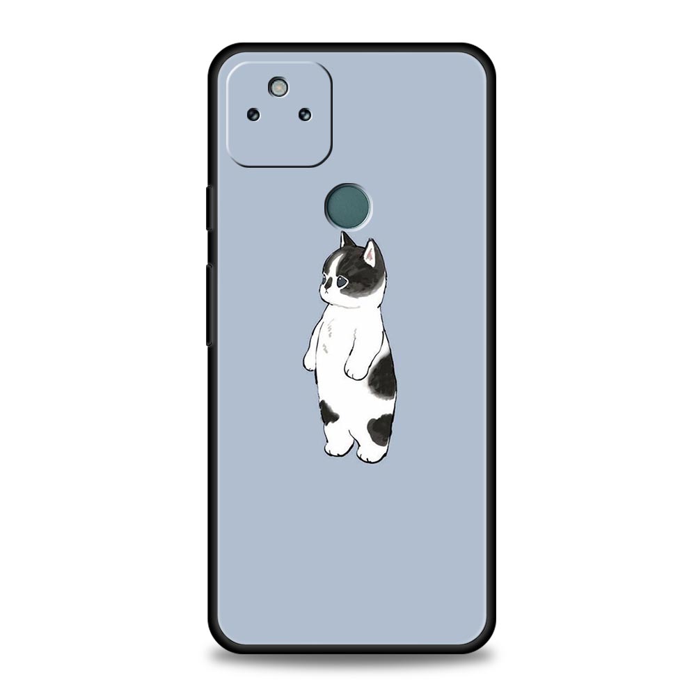 

Phone Case Cover for Google Pixel 10 9 8 7 6 7A 6A Pro Shockproof Soft TPU 10 9 Pro XL Shell Capas Bags Cute Animals Cat Cartoon Pixel 9 Pro