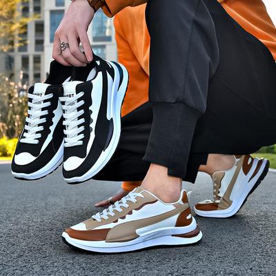 Men's Shoes Casual Shoes Simple Soft Soled Leather Top Student Outdoor Travel Shoes Sports Shoes