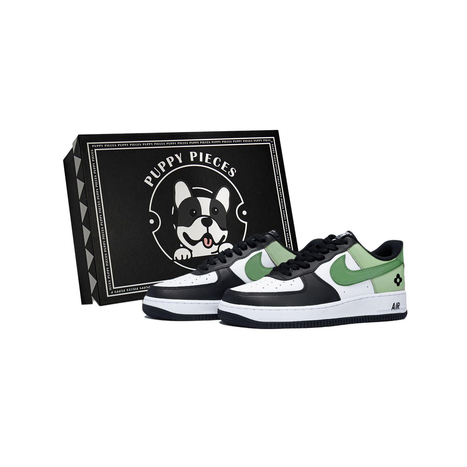 

Nike Air Force 1 Rose Matcha, Premium Shoe Box Slip Resistant Low top Skateboard Shoes Men s White Green DV0788-001(Team85-AS-BOX) 42.5