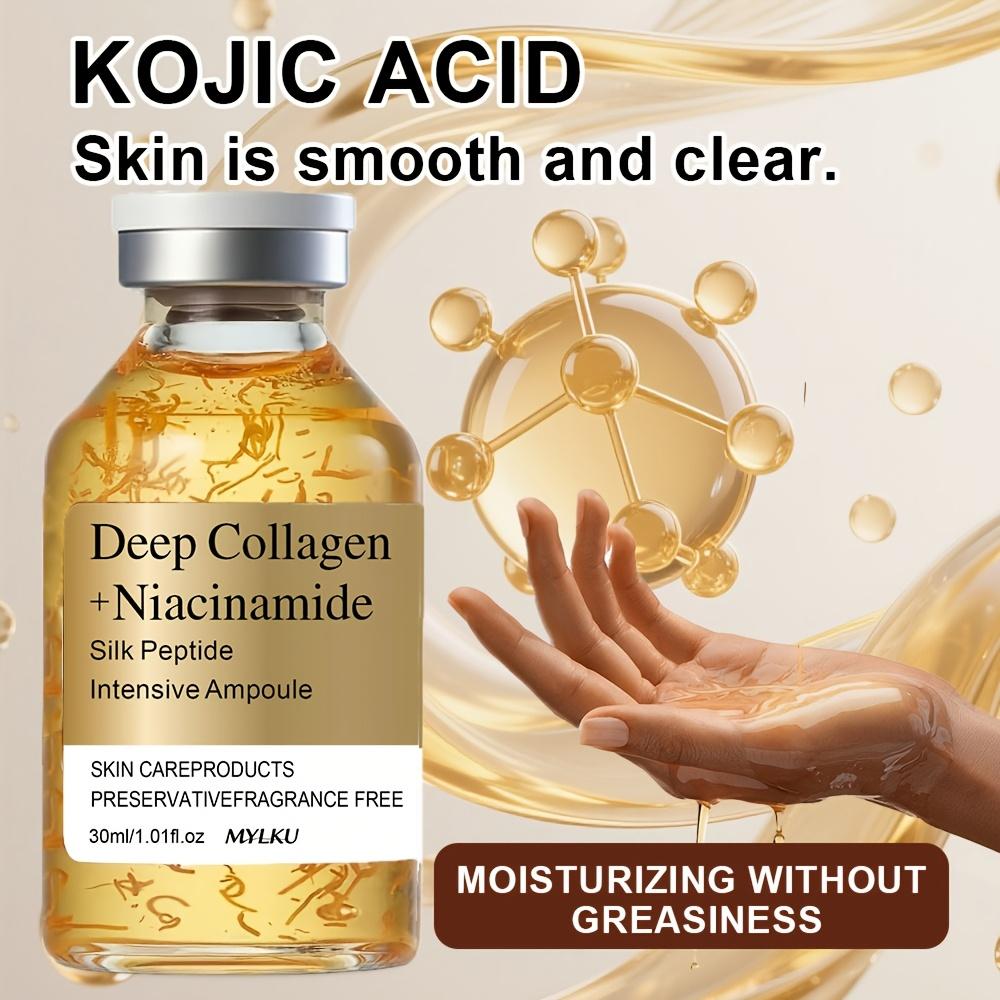 Collagen, Niacinamide, Collagen Peptide Intensive Ampoule, 72-Hour Long-Lasting Moisturizing, Make Skin Look Smoother and Firmer