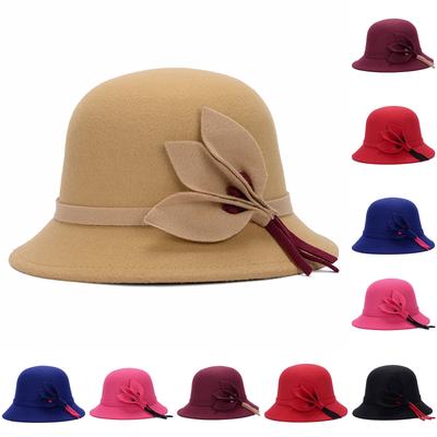 Ladies' Comfortable And Casual Fashionable Warm Basin Hat Solid Color Hat