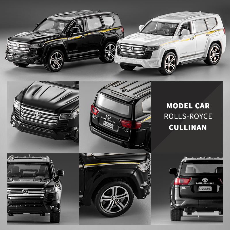 2026 Neues 1/32 Maßstab Simulation Legierung Land Cruiser LC300 Automodell Großes Gelände-SUV Kinderspielzeugauto Sammlerstück Dekoration Rückziehmotor