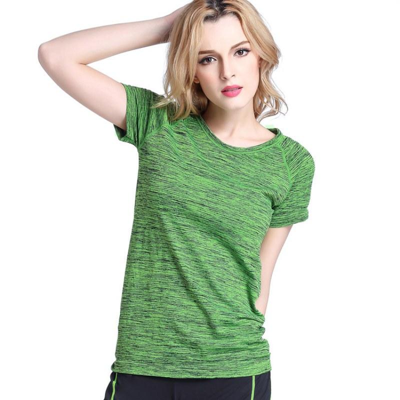 Women Sports T Shirt Runing Slim Blouse