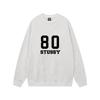 Unisex Oversized Cotton Crewneck Sweatshirt With Letter Dice Print Fall Youth Streetwear