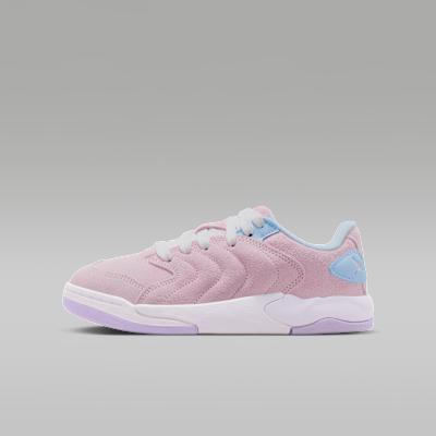 Jordan Session Fabric Low top Children s Basketball Shoes Pink Teenage 39