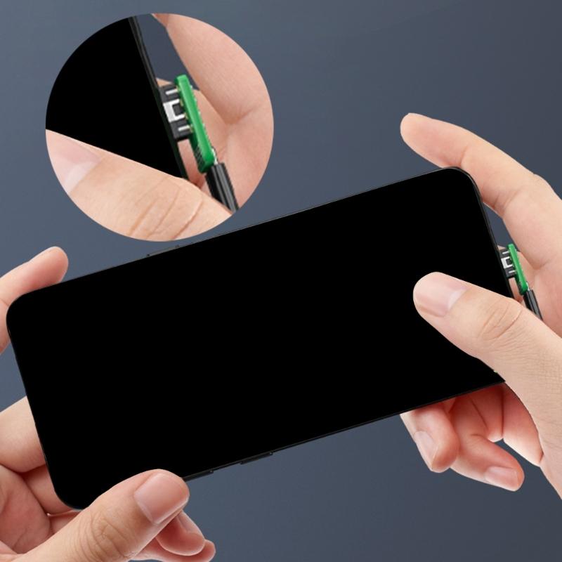 Right Angle USB 2.0 to USB 5Pin Cable Fast Charging Cable 480Mbps Transfer Speed Flexible Silicone Cord for Phone