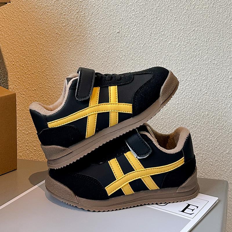 Winter Hot-selling Boys and Girls Plus Velvet Warm and Comfortable Soft Sole Casual Shoes