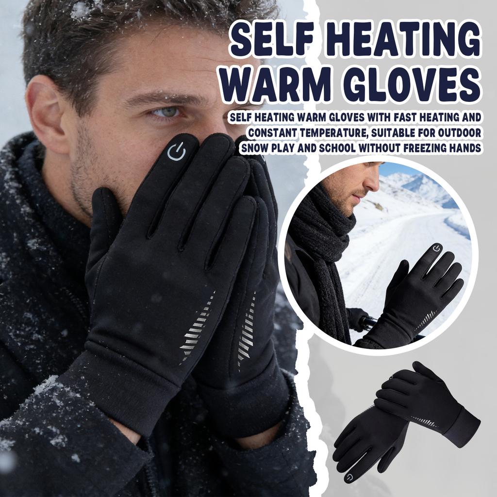 Winter Thermal Ski Gloves Waterproof Windproof Thickened Fleece Lined Outdoor Non Slip Touchscreen Gloves for Men and Women
