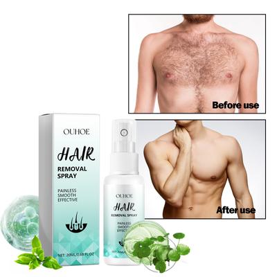 Hair Removal Spray Foam For Men Hair Removal Effective & Hair Removal For Men's Underarm, Chest, Back, Legs 20ml