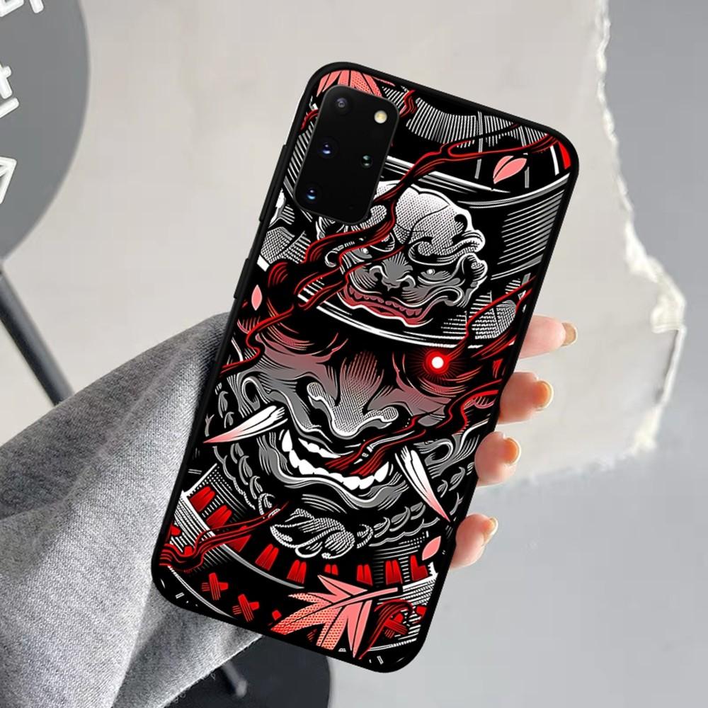 Samurai Oni Mask Phone Case For Samsung S 9 10 20 21 22 23 30 23 24 Plus Lite Ultra FE S10lite Fundas